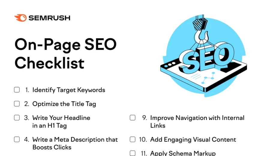 On-Page SEO Checklist: Optimize Your Blog Posts for Google