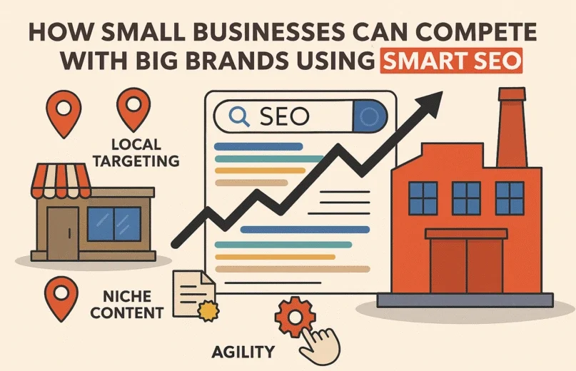 How Small Businesses Can Compete with Big Brands Using Smart SEO (2026 Guide)