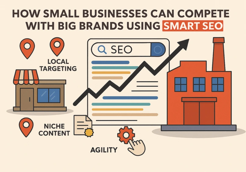 How Small Businesses Can Compete with Big Brands Using Smart SEO (2026 Guide)