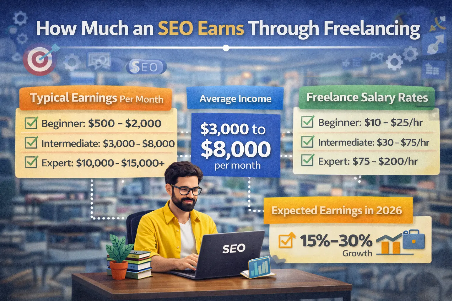 how much an SEO earns through freelancing