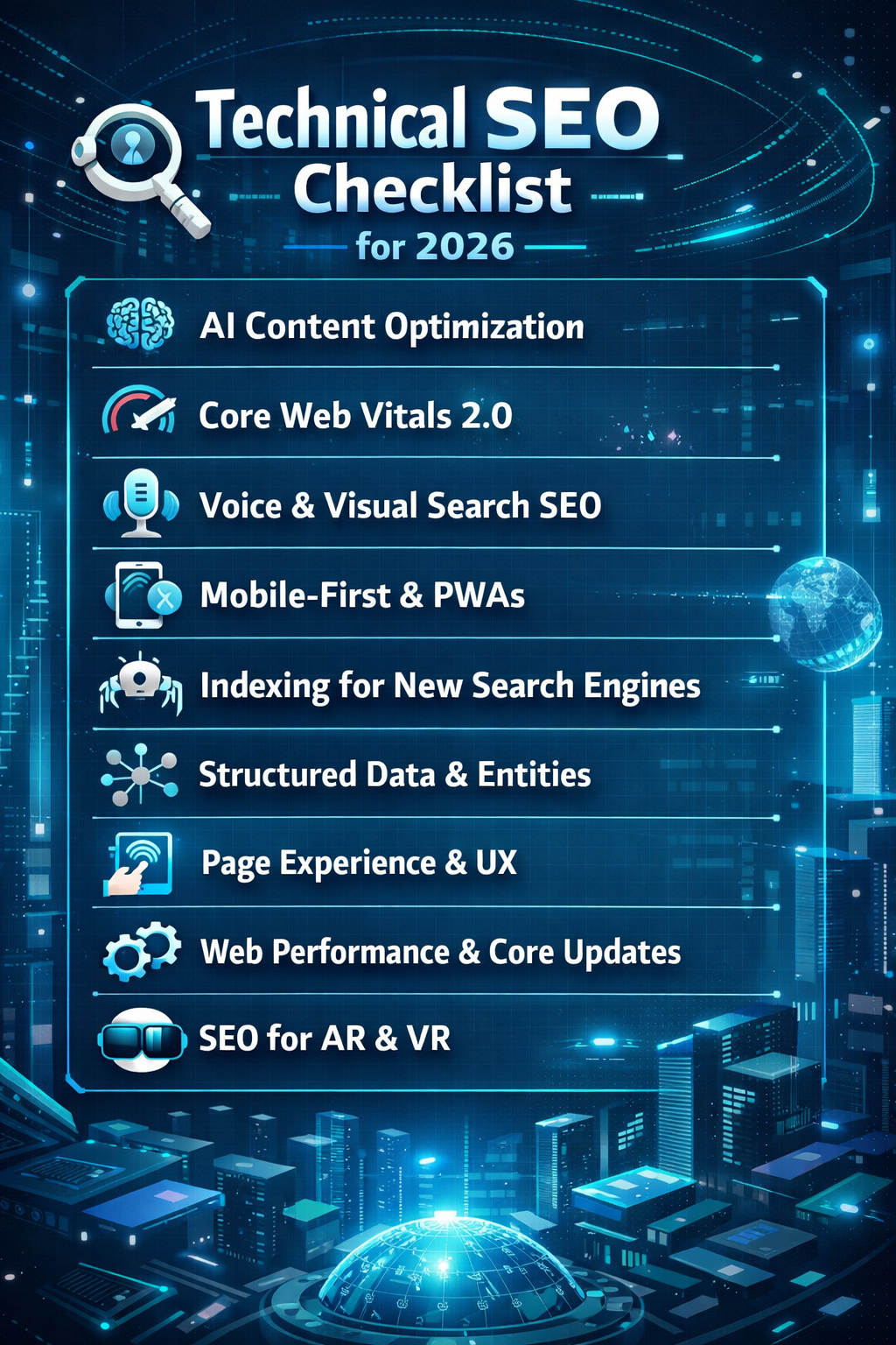 Technical SEO Checklist for 2026